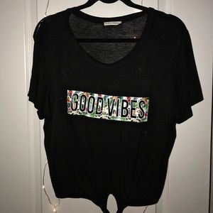 Good Vibes Black Knot T-Shirt